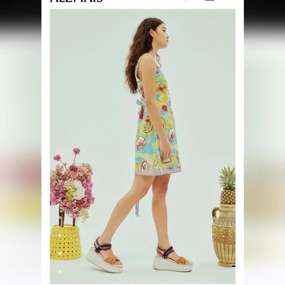 390$ ALEMAIS EMILIO MINI DRESS SIZE 6 - Picture 5 of 8